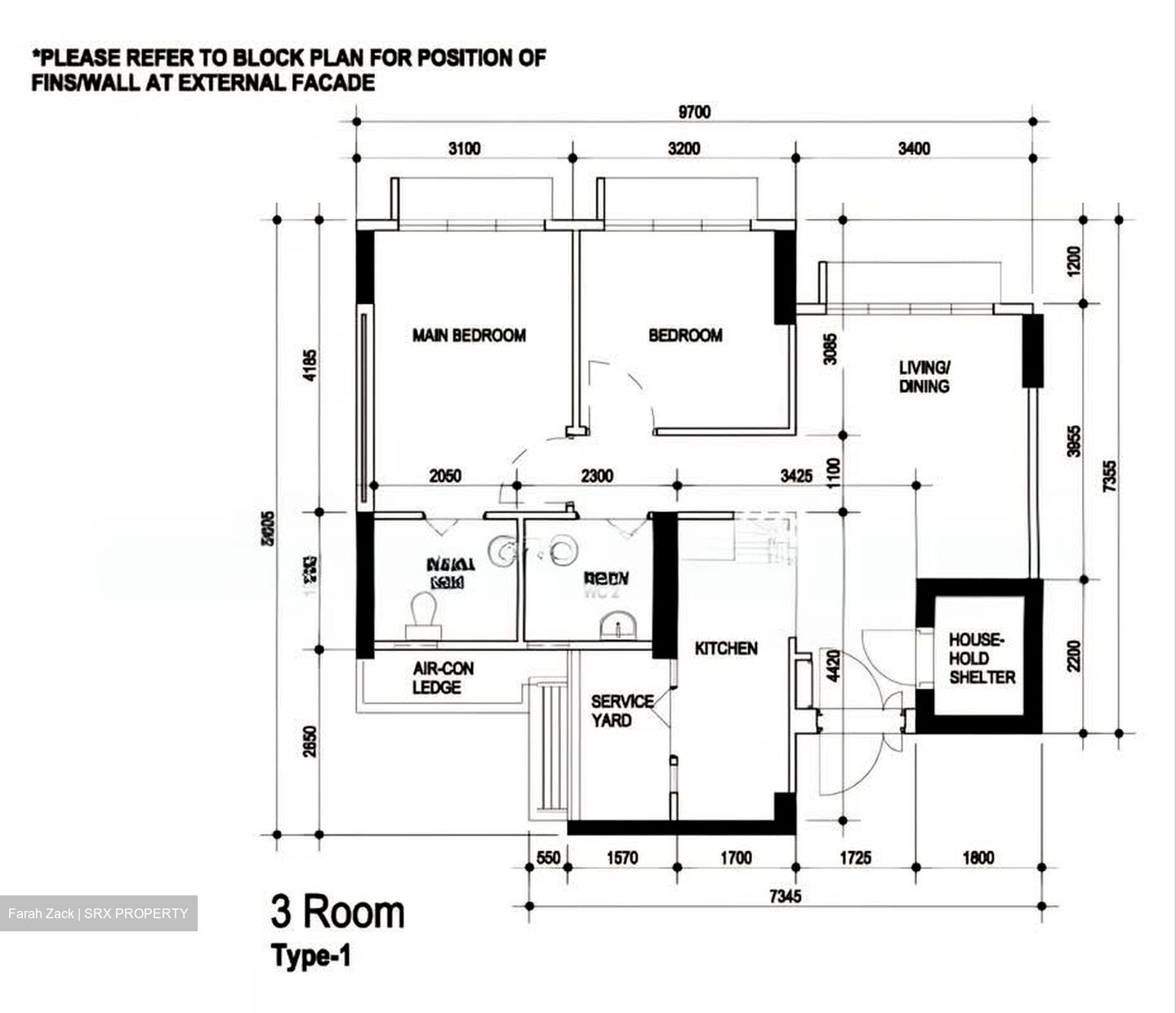 Blk 114B Alkaff Oasis (Toa Payoh), HDB 3 Rooms #596403101